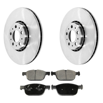 DuraGo® - Plain Front Brake Kit with Ceramic Pads