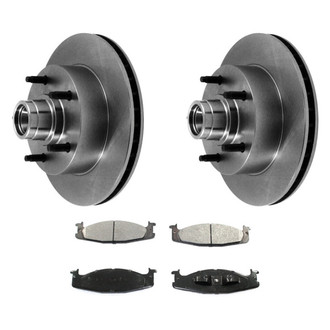 DuraGo® - Plain Front Brake Kit with Ceramic Pads