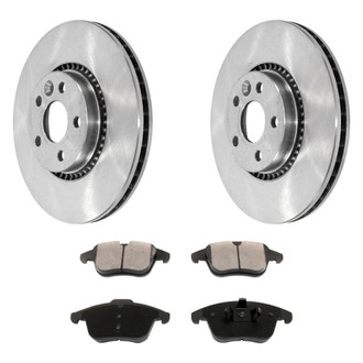 DuraGo® - Plain Front Brake Kit with Ceramic Pads