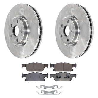 DuraGo® - Plain Front Brake Kit with Ceramic Pads
