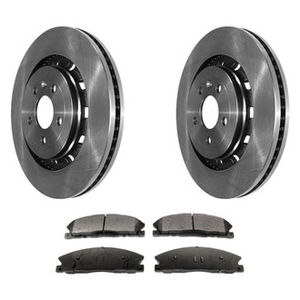 DuraGo® - Plain Front Brake Kit with Ceramic Pads