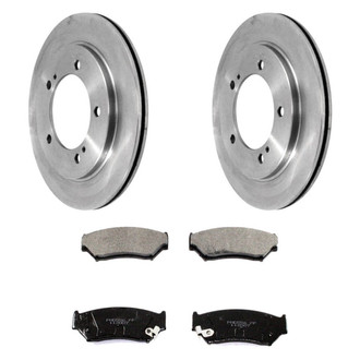 DuraGo® - Plain Front Brake Kit with Ceramic Pads