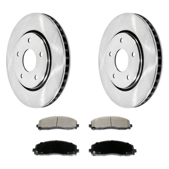 DuraGo® - Plain Front Brake Kit with Ceramic Pads
