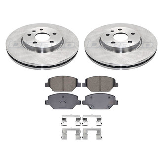 DuraGo® - Plain Front Brake Kit with Ceramic Pads