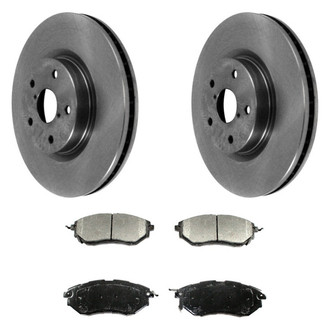 DuraGo® - Plain Front Brake Kit with Ceramic Pads
