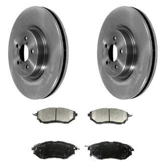 DuraGo® - Plain Front Brake Kit with Ceramic Pads