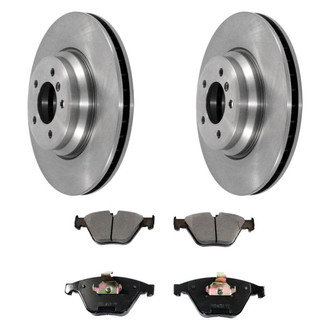 DuraGo® - Plain Front Brake Kit with Ceramic Pads