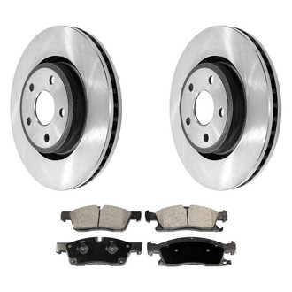 DuraGo® - Plain Front Brake Kit with Ceramic Pads