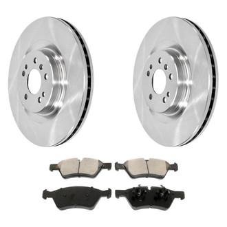 DuraGo® - Plain Front Brake Kit with Ceramic Pads