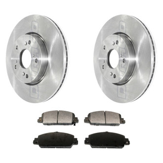 DuraGo® - Plain Front Brake Kit with Ceramic Pads