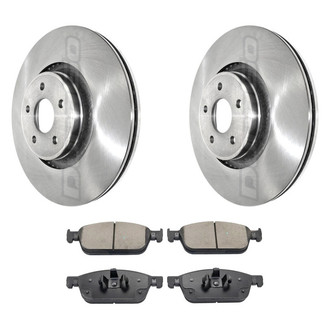 DuraGo® - Plain Front Brake Kit with Ceramic Pads