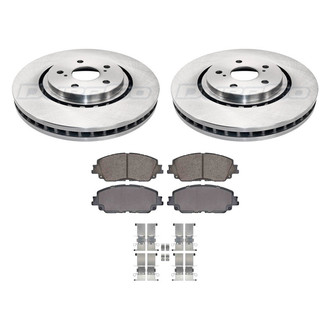 DuraGo® - Plain Front Brake Kit with Ceramic Pads