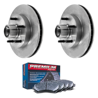 DuraGo® - Premium™ Plain Brake Kit with Semi-Metallic Pads