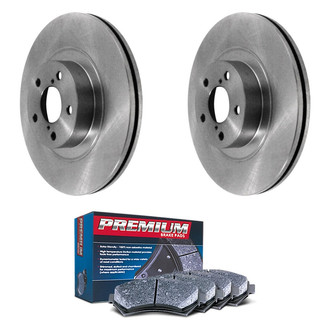 DuraGo® - Premium™ Plain Brake Kit with Semi-Metallic Pads