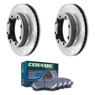 DuraGo® - Plain Front Brake Kit with Ceramic Pads