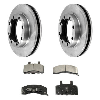 DuraGo® - Plain Front Brake Kit with Ceramic Pads