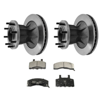 DuraGo® - Plain Front Brake Kit with Ceramic Pads
