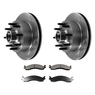 DuraGo® - Plain Front Brake Kit with Ceramic Pads
