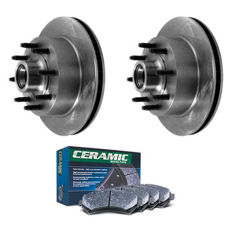 DuraGo® - Plain Front Brake Kit with Ceramic Pads