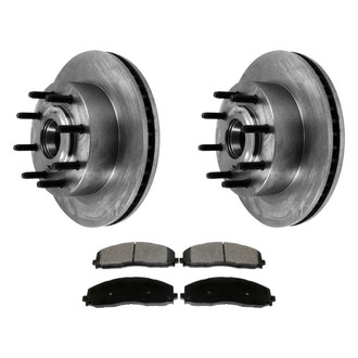 DuraGo® - Plain Front Brake Kit with Ceramic Pads