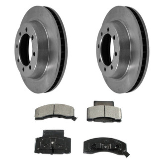 DuraGo® - Plain Front Brake Kit with Ceramic Pads