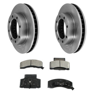 DuraGo® - Plain Front Brake Kit with Ceramic Pads