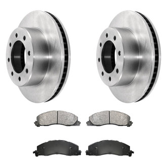 DuraGo® - Plain Front Brake Kit with Ceramic Pads