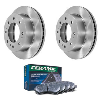 DuraGo® - Plain Front Brake Kit with Ceramic Pads