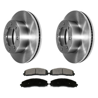 DuraGo® - Plain Front Brake Kit with Ceramic Pads
