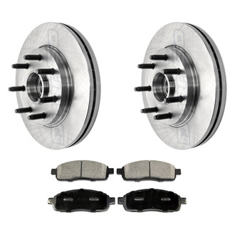 DuraGo® - Plain Front Brake Kit with Ceramic Pads