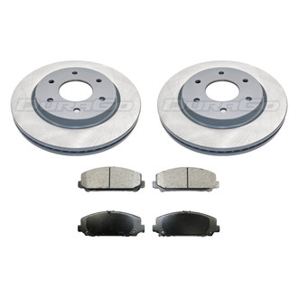 DuraGo® - Titanium Series Plain Front Brake Kit with Ceramic Pads