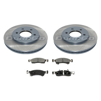 DuraGo® - Titanium Series Plain Front Brake Kit with Ceramic Pads