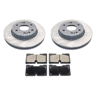 DuraGo® - Titanium Series Plain Brake Kit with Ceramic Pads