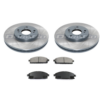 DuraGo® - Titanium Series Plain Front Brake Kit with Ceramic Pads