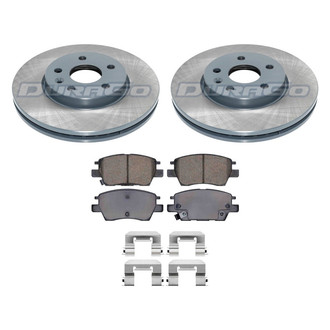 DuraGo® - Titanium Series Plain Front Brake Kit with Ceramic Pads