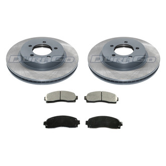 DuraGo® - Titanium Series Plain Brake Kit with Ceramic Pads