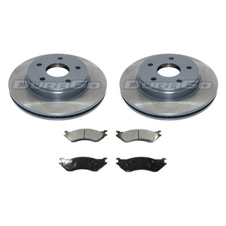 DuraGo® - Titanium Series Plain Brake Kit with Ceramic Pads
