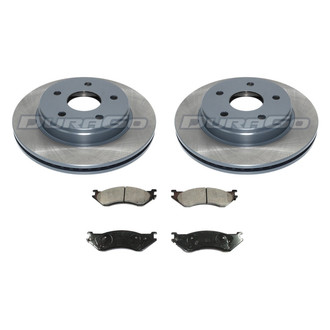 DuraGo® - Titanium Series Plain Brake Kit with Ceramic Pads