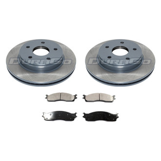 DuraGo® - Titanium Series Plain Brake Kit with Ceramic Pads