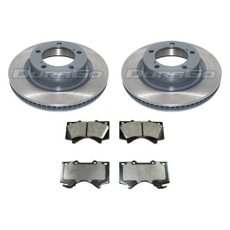DuraGo® - Titanium Series Plain Front Brake Kit with Ceramic Pads