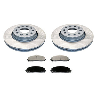 DuraGo® - Titanium Series Plain Front Brake Kit with Ceramic Pads