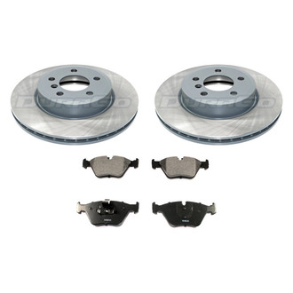 DuraGo® - Titanium Series Plain Front Brake Kit with Ceramic Pads