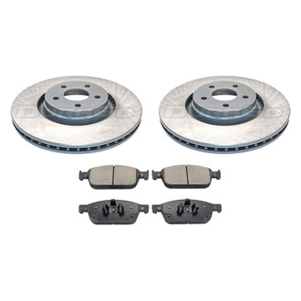 DuraGo® - Titanium Series Plain Front Brake Kit with Ceramic Pads