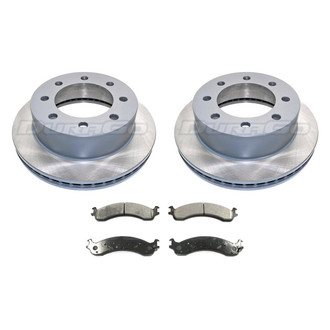DuraGo® - Titanium Series Plain Front Brake Kit with Ceramic Pads