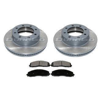 DuraGo® - Titanium Series Plain Front Brake Kit with Ceramic Pads