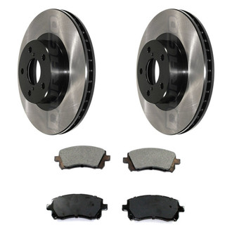 DuraGo® - Electrophoretic Coated Plain Brake Kit with Ceramic Pads