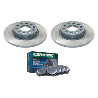 DuraGo® - Plain Rear Brake Kit with Ceramic Pads