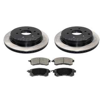 DuraGo® - Plain Rear Brake Kit with Ceramic Pads