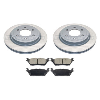 DuraGo® - Plain Rear Brake Kit with Ceramic Pads