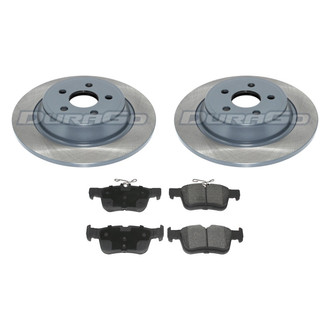 DuraGo® - Plain Rear Brake Kit with Ceramic Pads